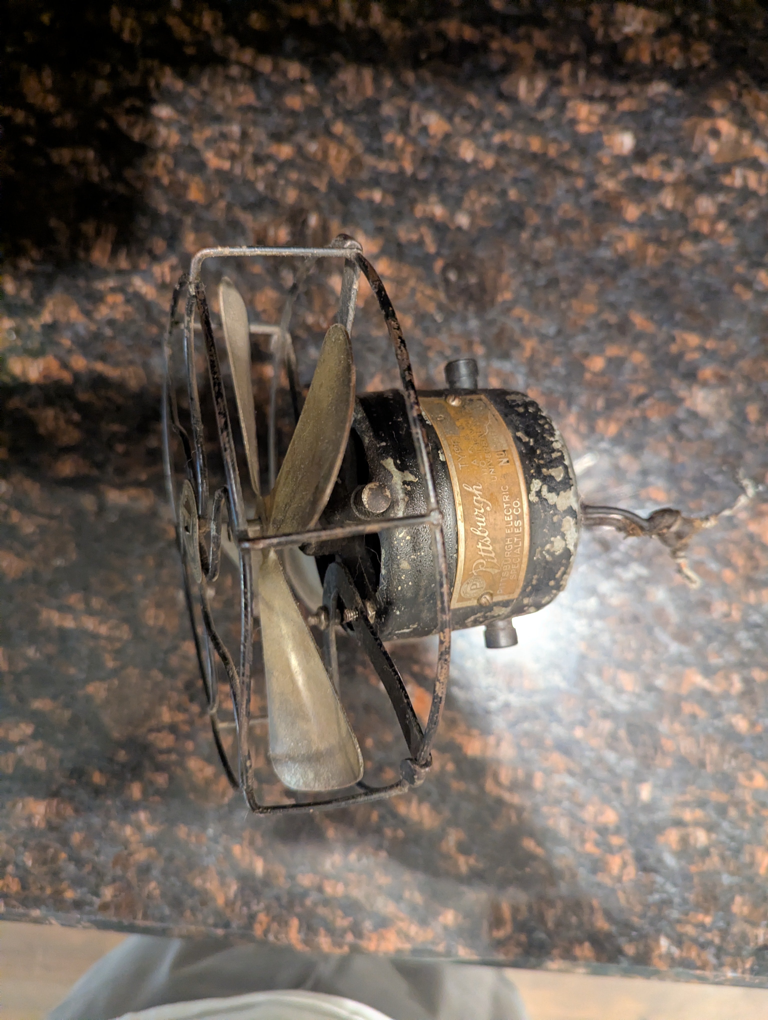 Vintage 1920s Electric Fan - Pittsburgh Electric Specialties Co.
